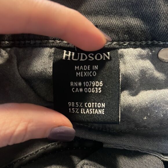 Hudson Jeans- Women’s Krista Ankle Skinny Jeans Distressed Stormy Horizon, Sz 31 - Picture 6 of 13
